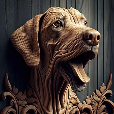 3D модель Юрская гончая собака (STL)